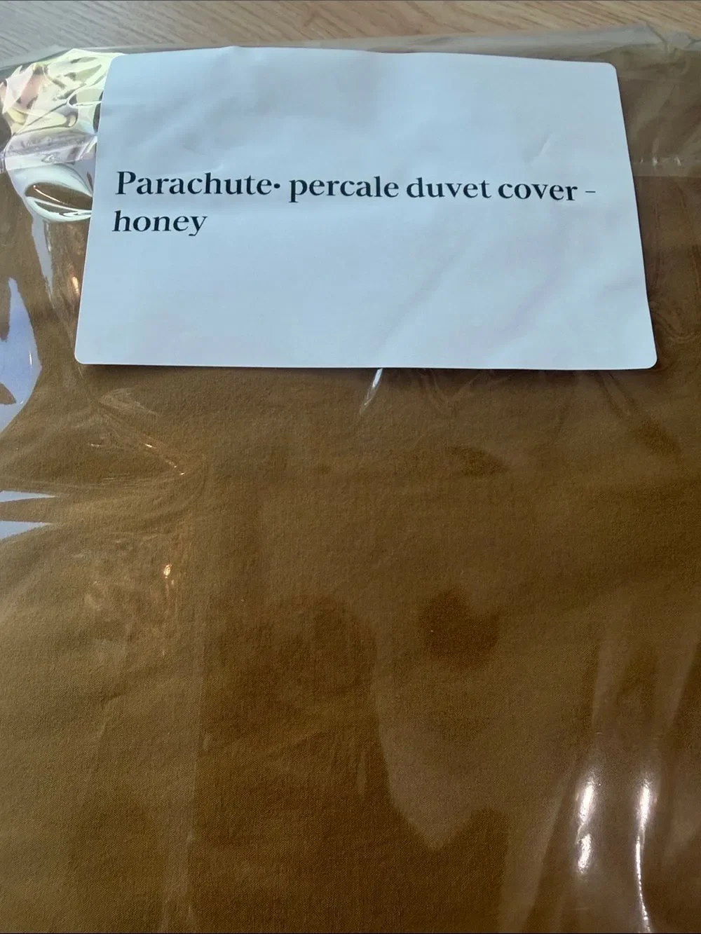 Parachute• percale duvet cover - honey $309